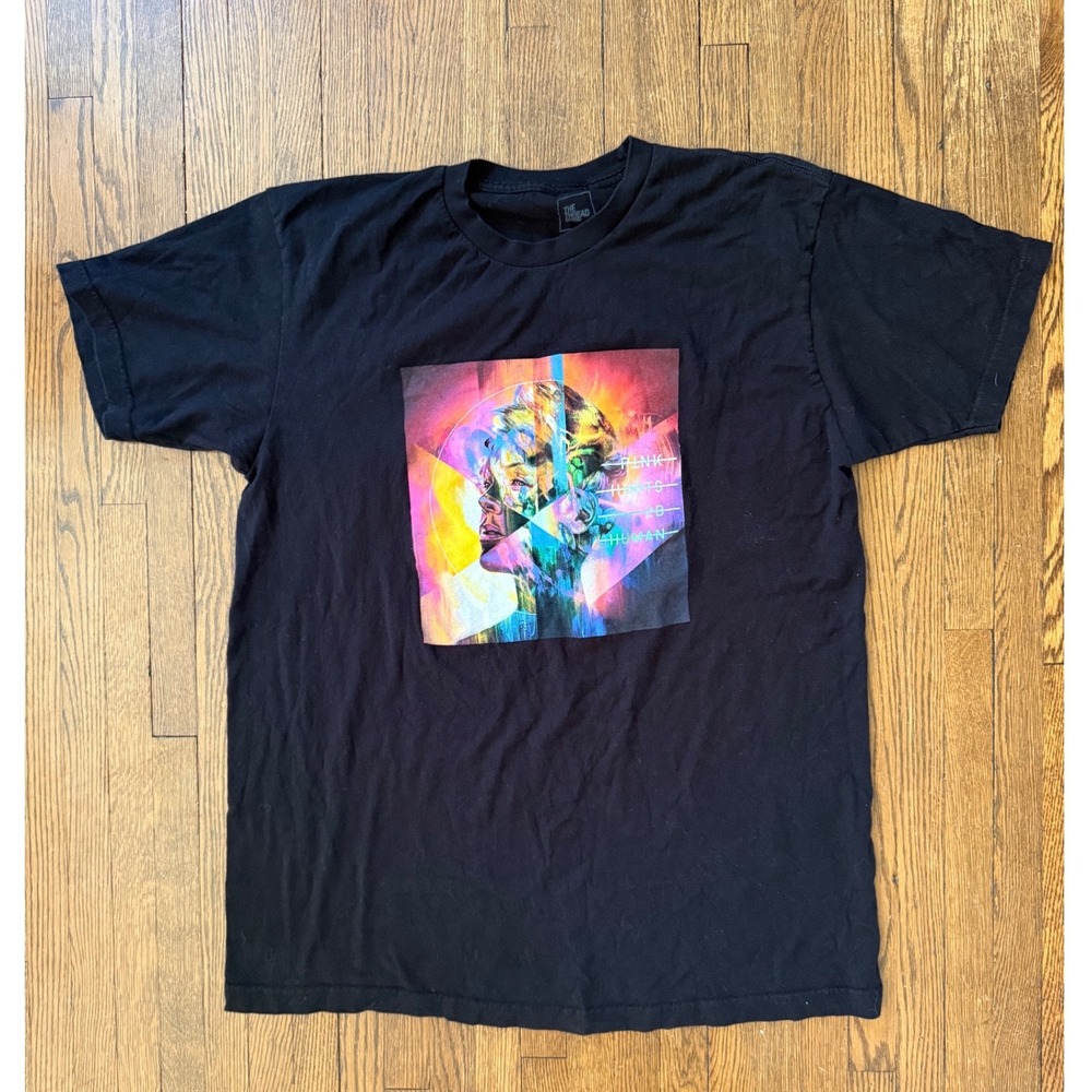 Pink Hurts 2B Human Tour Shirt Mens Large Black Graphic Concert Tee Thread Shop